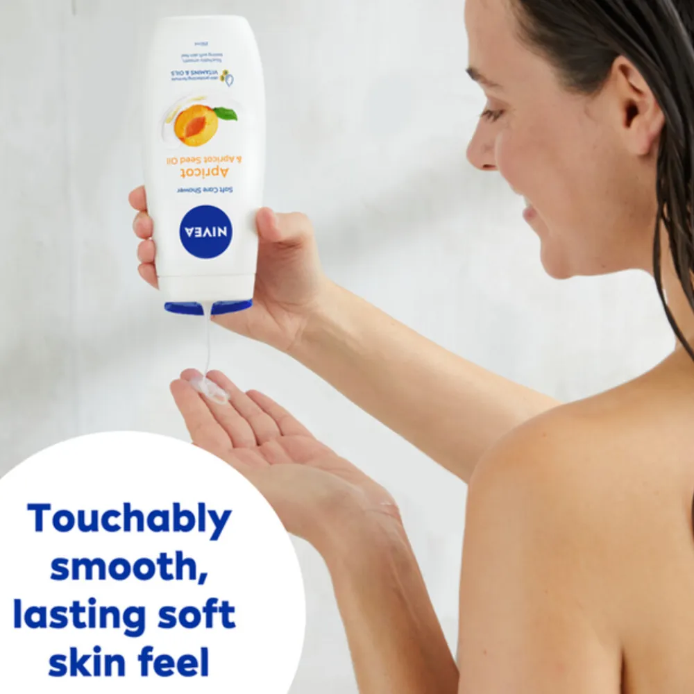 NIVEA 6x Soft Care Douchegel Apricot en Apricot Seed Oil 250 ml