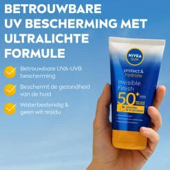 NIVEA Sun 2x Protect & Hydrate Zonnecrème Invisible Finish SPF 50+ 150 ml