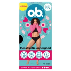 OB 2x Herbruikbaar Menstruatie Ondergoed M/L