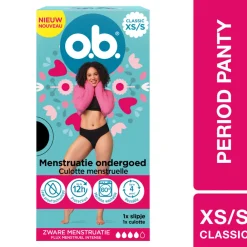 OB 2x Herbruikbaar Menstruatie Ondergoed XS/S
