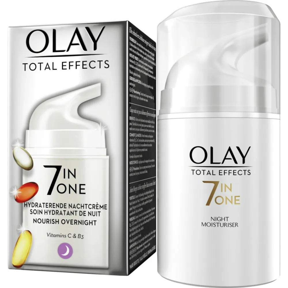 Olay 4x Total Effects 7-in-1 Anti-veroudering Nachtcrème 50 ml