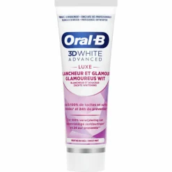 Oral-B 12x Tandpasta 3DWhite Advanced Luxe Glamorous White 75 ml