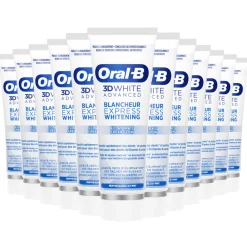 Oral-B 12x Tandpasta 3DWhite Advanced Express Whitening Fresh Glow 75 ml