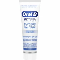 Oral-B 12x Tandpasta 3DWhite Advanced Express Whitening Fresh Glow 75 ml