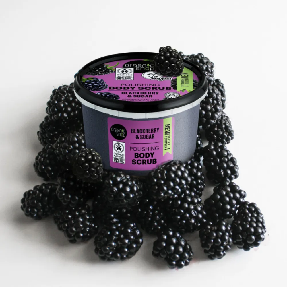Organic Shop 6x Body Scrub Blackberry 250 ml