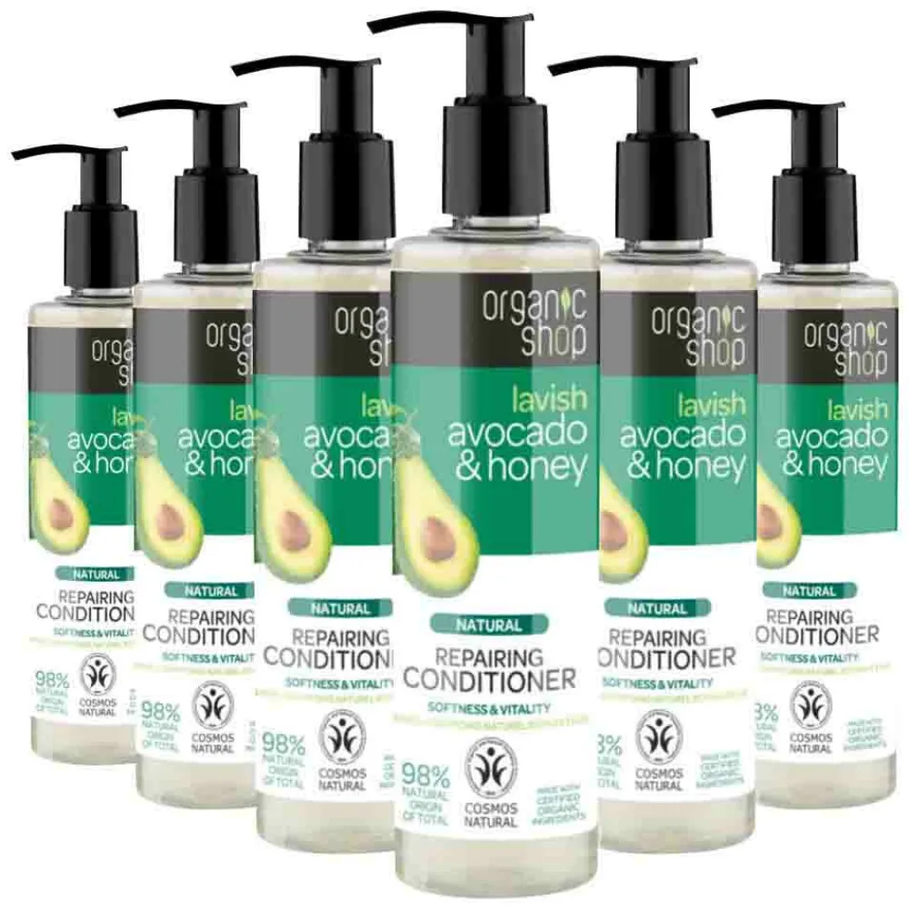 Organic Shop 6x Conditioner Avocado & Honey 280 ml