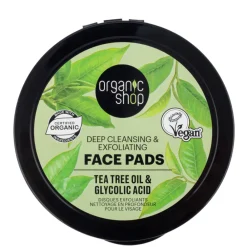 Organic Shop 6x Face Pads Deep cleansing 20 pcs