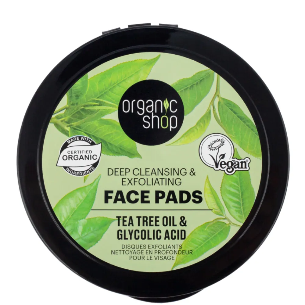 Organic Shop 6x Face Pads Deep cleansing 20 pcs