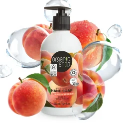 Organic Shop 6x Handzeep Rose & Peach 500 ml