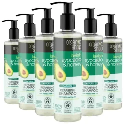 Organic Shop 6x Shampoo Avocado & Honey 280 ml