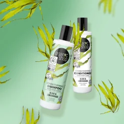 Organic Shop 6x Strengthening Conditioner Anti-Hair Loss Algae and Lemongrass 280 ml