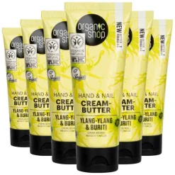 Organic Shop 6x Ylang-ylang and Buriti Hand & Nagelcrème 75 ml