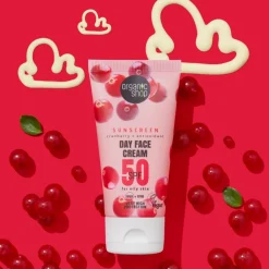 Organic Shop 6x Zonnebrandcréme Gezicht SPF 50 Vette huid 50 ml