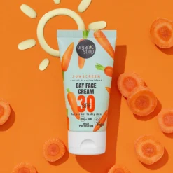 Organic Shop 6x Zonnebrandcréme Gezicht SPF 30 Normale huid 50 ml