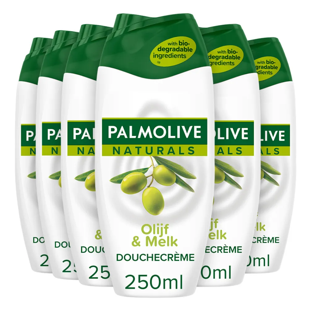 Palmolive 6x Douchecréme Naturals Olijf & Melk 250 ml