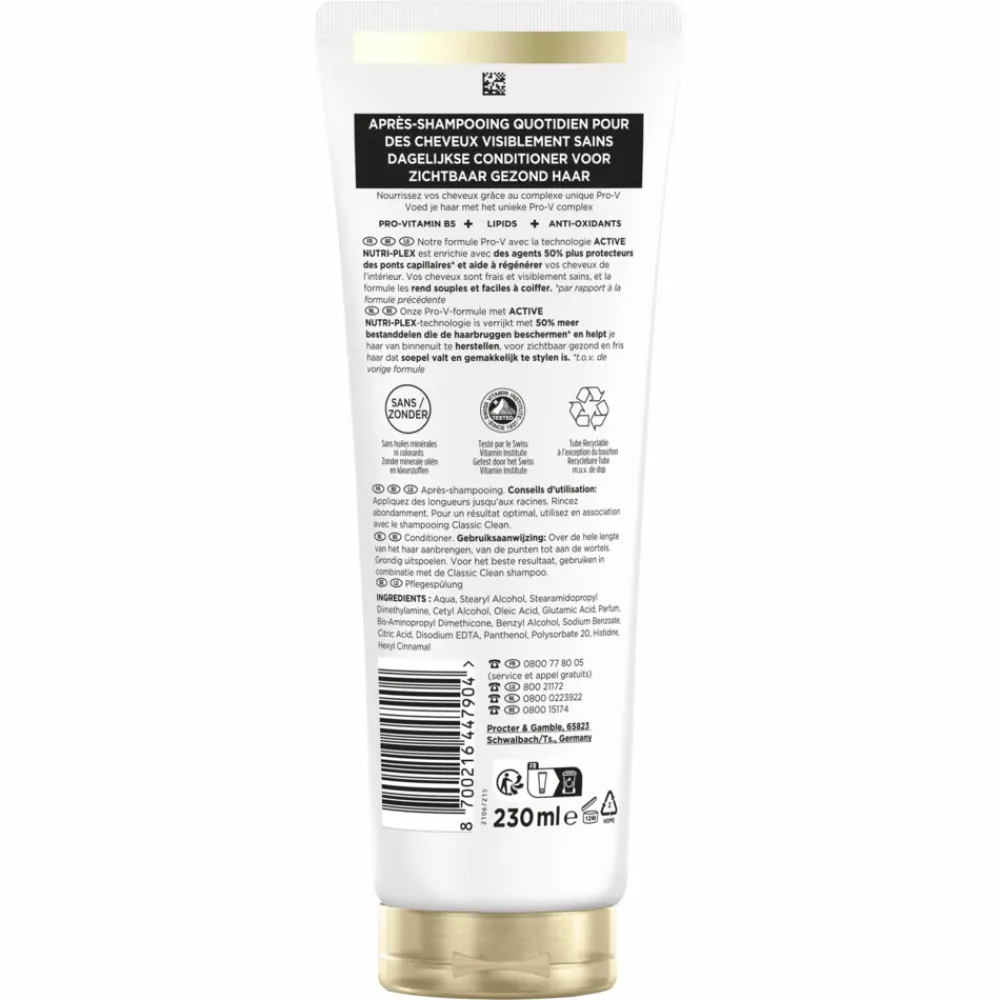 Pantene 6x Conditioner Classic Clean 230 ml