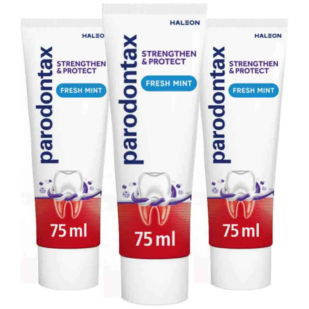 Parodontax 3x Strenghten & Protect Tandpasta Fresh Mint 75 ml