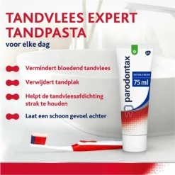 Parodontax 3x Tandpasta bij Bloedend Tandvlees Extra Fresh 75 ml