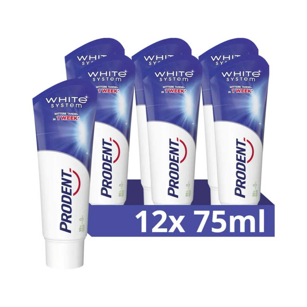 Prodent 12x Tandpasta White System 75 ml