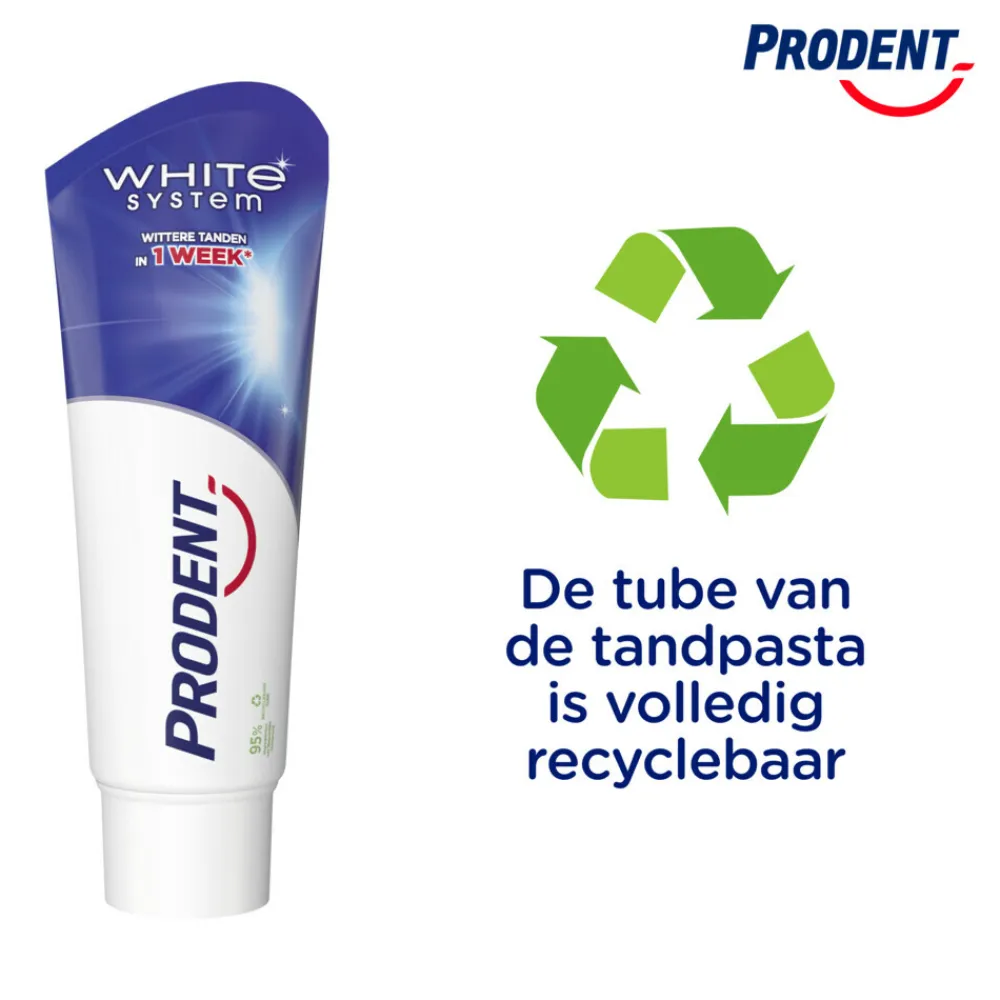 Prodent 12x Tandpasta White System 75 ml