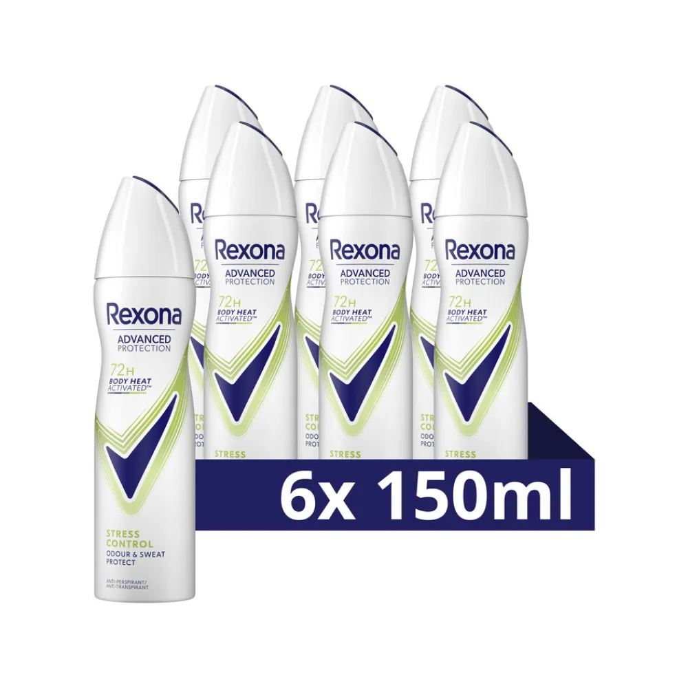 Rexona 6x Deodorant Spray Advanced Protection Stress Control 150 ml