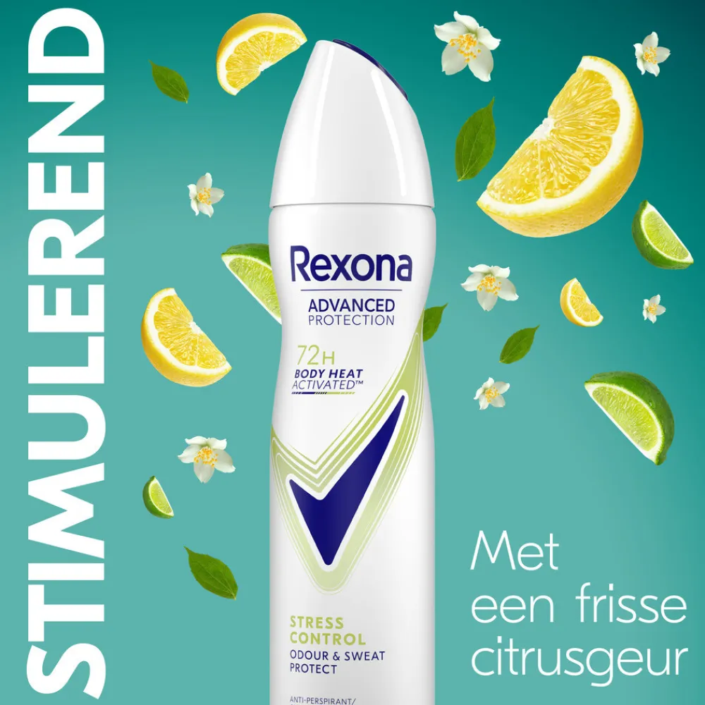 Rexona 6x Deodorant Spray Advanced Protection Stress Control 150 ml