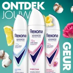 Rexona 6x Deodorant Spray Advanced Protection Ultra Dry Biorythm 150 ml