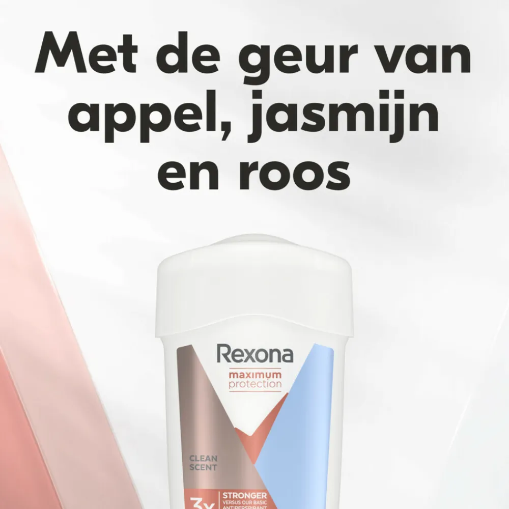 Rexona 6x Deodorant Stick Cream Maximum Protection Clean Scent 45 ml