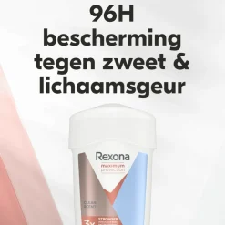 Rexona 6x Deodorant Stick Cream Maximum Protection Clean Scent 45 ml