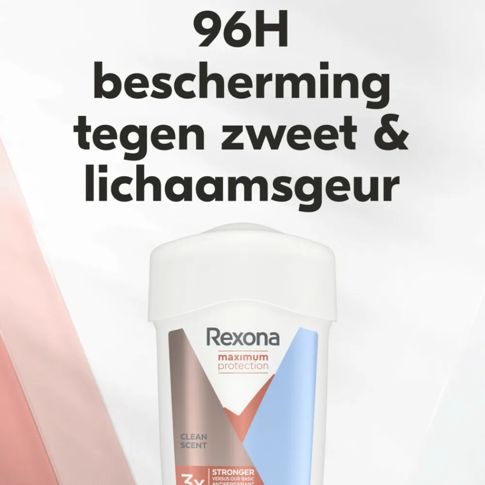 Rexona 6x Deodorant Stick Cream Maximum Protection Clean Scent 45 ml