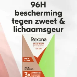 Rexona 6x Deodorant Stick Cream Maximum Protection Sport Strength 45 ml