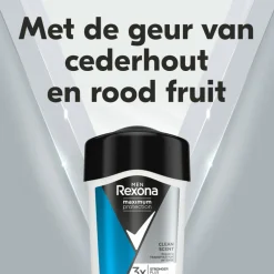 Rexona 6x Men Deodorant Roller Maximum Protection Clean Scent 45 ml