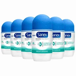 Sanex 6x Deodorant Roller Dermo Moisturising 50 ml