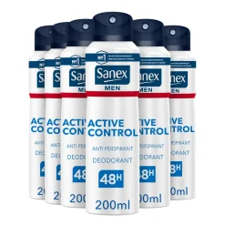 Sanex 6x Deodorant Spray Men Active Control 200 ml