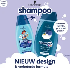 Schwarzkopf 6x Kids Boys Piraat Shampoo en Douchegel 250 ml
