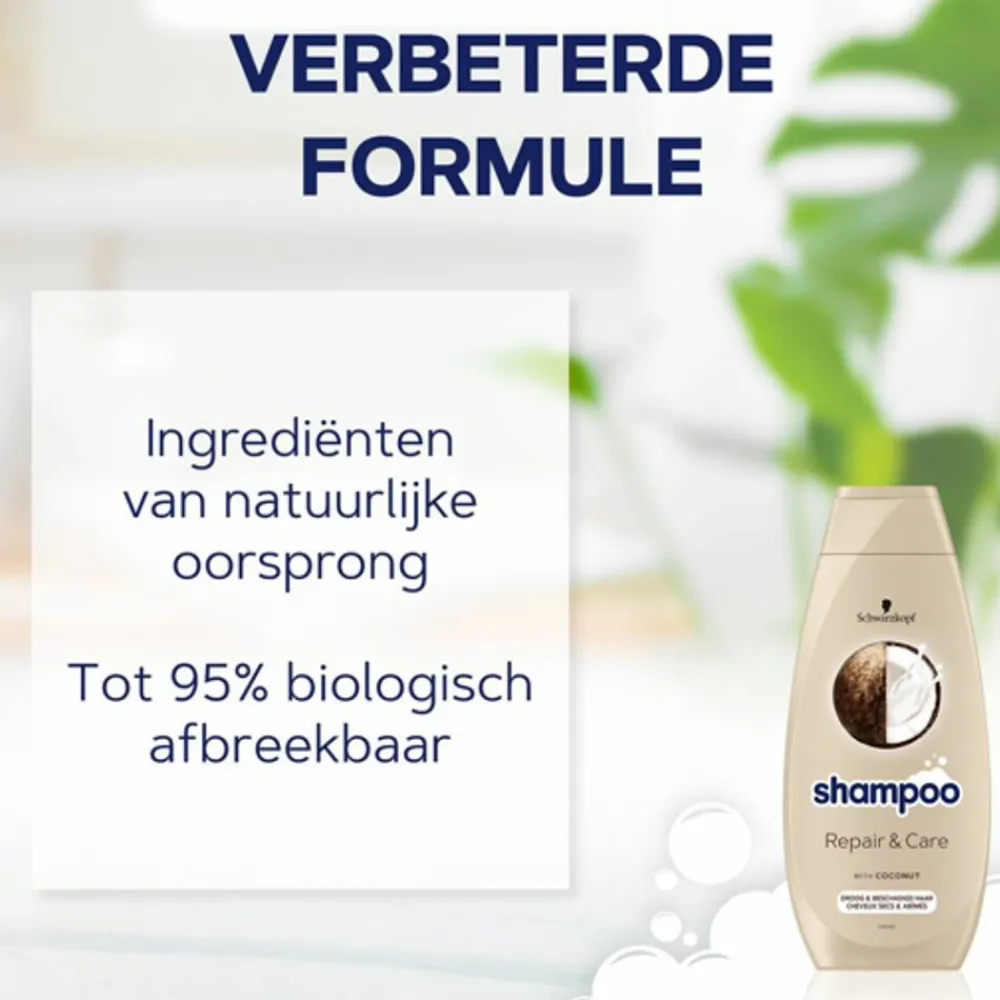 Schwarzkopf 5x Repair en Care Shampoo 400 ml