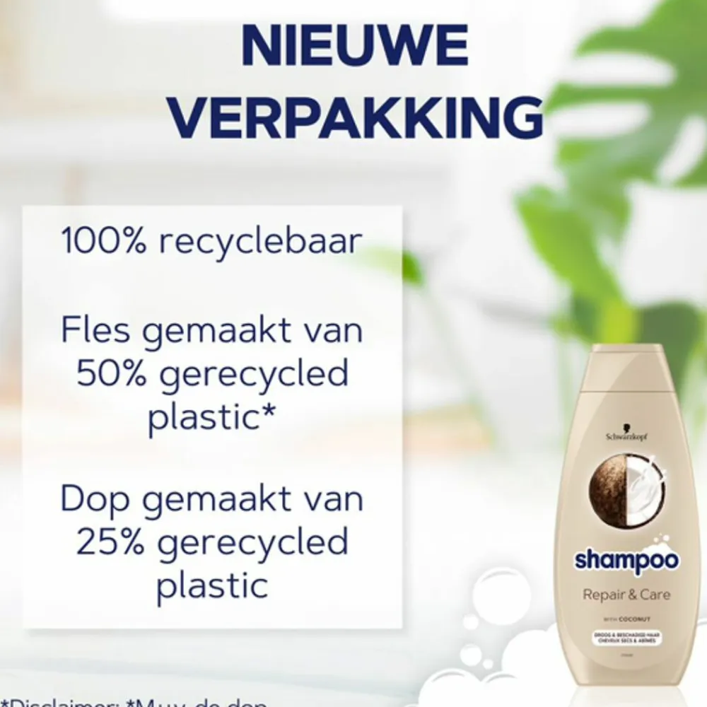 Schwarzkopf 5x Repair en Care Shampoo 400 ml