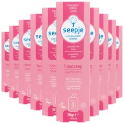 Seepje 10x Handzeep Navulling Lavendel met Tonka 38 gr
