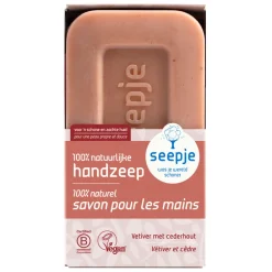 Seepje 12x Vaste Handzeep Vetiver met Cederhout 120 gr