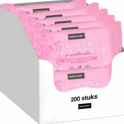 Sence 10x Gezichtsreinigingsdoekjes Gevoelige Huid 20 stuks