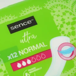 Sence 6x Maandverband Normaal Zonder Vleugels 12 stuks