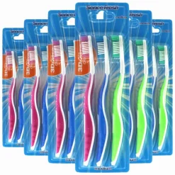Sence 6x Tandenborstels 3D-Extra Clean Medium 3 stuks