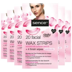 Heren Sence 6x Wax Strips voor het Gezicht 20 stuks