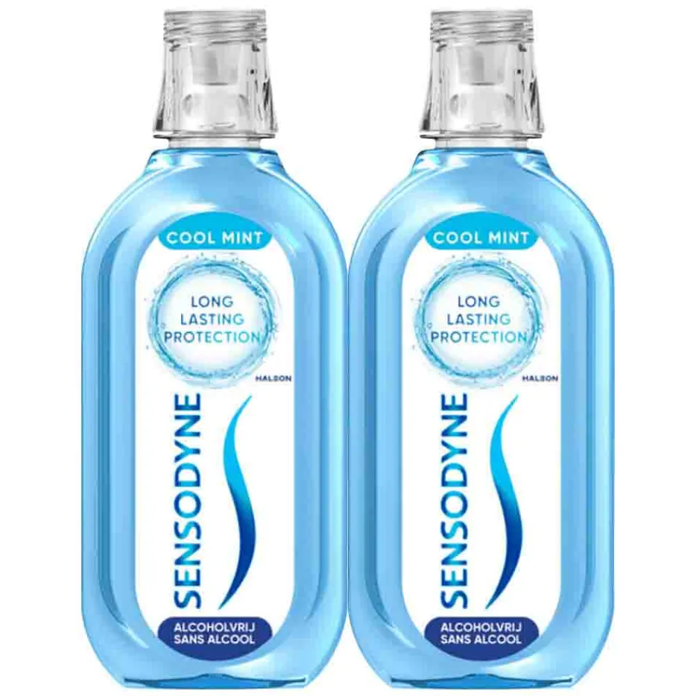 Sensodyne 2x Mondwater Fresh & Cool 500 ml