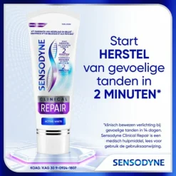 Sensodyne 6x Tandpasta Clinical Repair Active White 75 ml