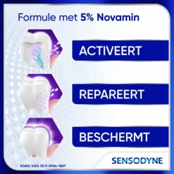 Sensodyne 3x Tandpasta Clinical Repair Active White 75 ml