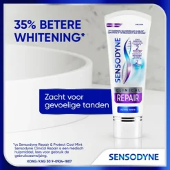 Sensodyne 3x Tandpasta Clinical Repair Active White 75 ml