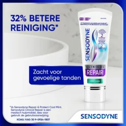 Sensodyne 3x Tandpasta Clinical Repair Deep Clean 75 ml