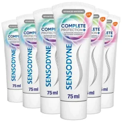 Sensodyne 6x Tandpasta Complete Protection+ Advanced Whitening 75 ml
