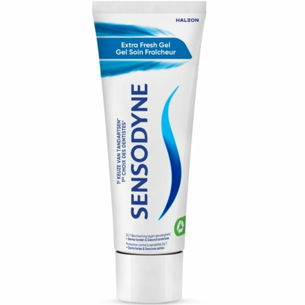 Sensodyne 3x Tandpasta Extra Fresh Gel 75 ml